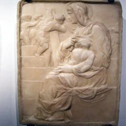 Michelangelo-Madonna della scala-250x250