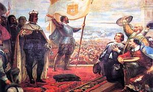 Il duca di Braganza viene acclamato re Giovanni IV di Portogallo-300x180