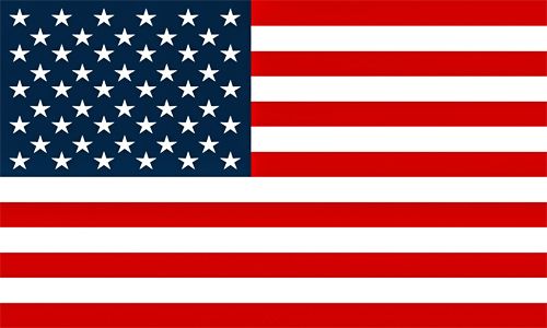 La bandiera statunitense