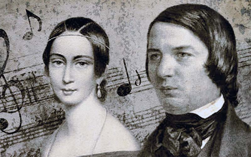 Robert Schumann e Clara Wieck -800x400