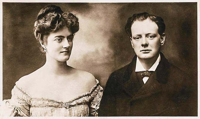 Winston Churchill e Clementine Hozier