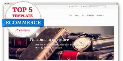 Top 5 Template E-commerce Premium-800x400