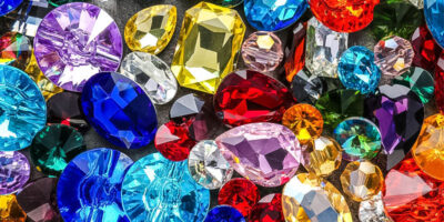 Daity, Pietre Per Mosaico, Pietre In Vetro Glitterate, Per Fai Da - Foto 6